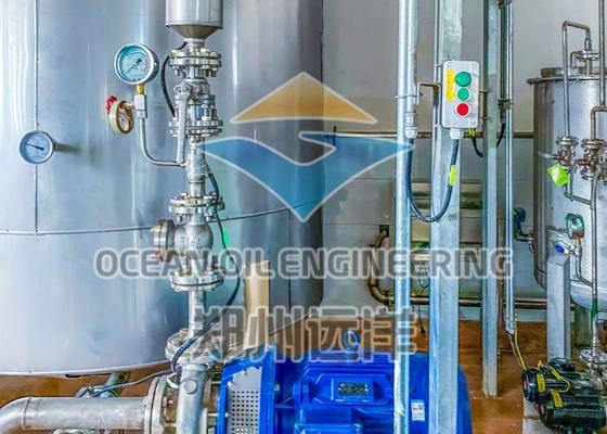 De de Biodieselproductielijn 380V van het esterificatieproces met PLC controleert Vetzuurdistillatie