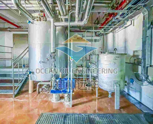 PLC-besturingssysteem Voorbereiding voor de raffinage van eetbare oliën Voor een productie van 200-500TPD