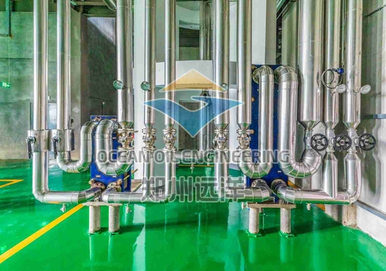 Grote olie-efficiëntie fractioneringsinstallatie en energiebesparing met 3 m spuitstukhoogte