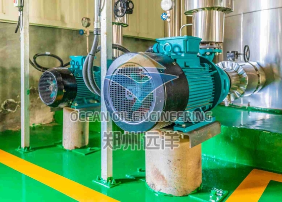 Automatische werking Eetbare olie raffinageapparatuur 304 Chemisch raffinageproces
