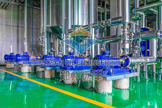 Automatische raffinageapparatuur voor eetbare oliën Productiecapaciteit 500-1000 ton/dag
