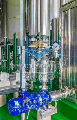 Plant voor de voorbehandeling van oliezaad voor fysieke/chemische verwerking voor volledig automatische verwerking