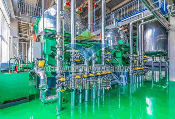 Automatische werking Fysieke olieraffinaderij Automatische productie 500-1000 ton/dag