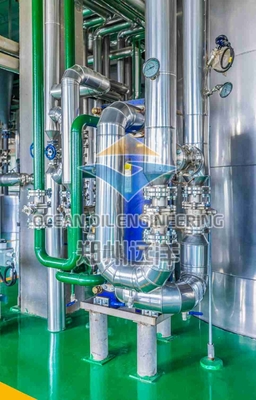 10-500 ton/dag Biodiesel-apparatuur waterkoeling met PLC-besturingssysteem