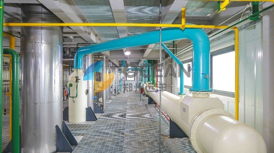 Automatische van het de Verwerkingsmateriaal 1000TPD van de Glasvezel Eetbare Olie de Tafelolieproductielijn