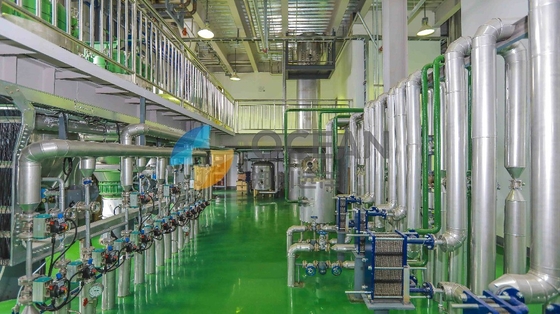 Kokende de Installatie1500tpd OEM van de Plantaardige olieraffinaderij Energie - besparing