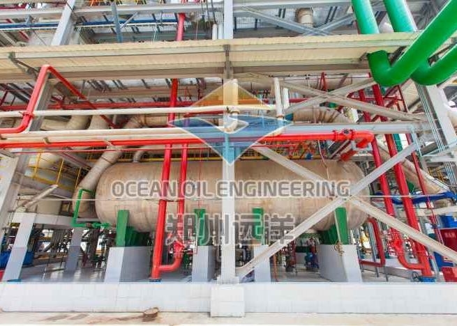 500TPD Materiaal van de eetbare Olie het Fysieke Raffinage voor de Olieproductielijn van Rijstzemelen